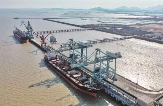 温州港一季度货物吞吐量同比增长20.50%