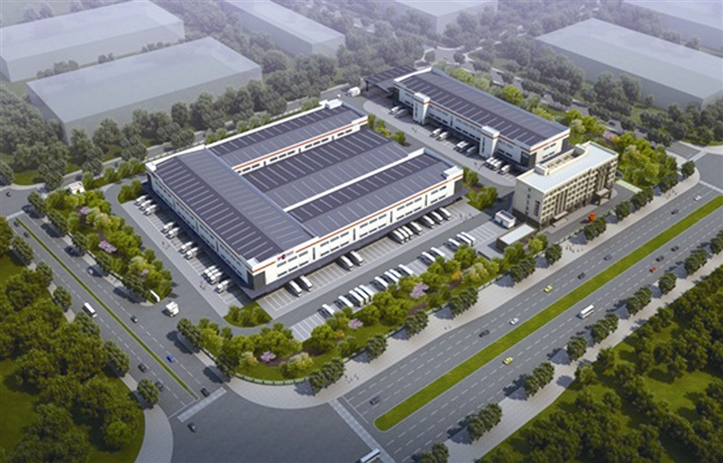 温州圆通浙南区域总部中心鸟瞰图